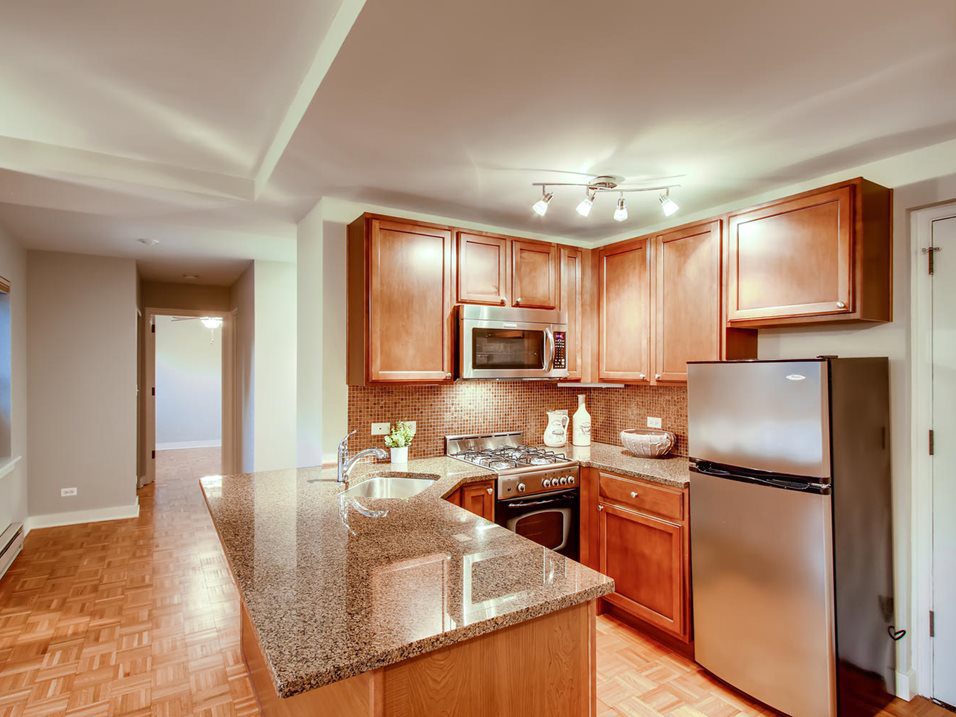 1400 N Lake Shore apartments kitchen