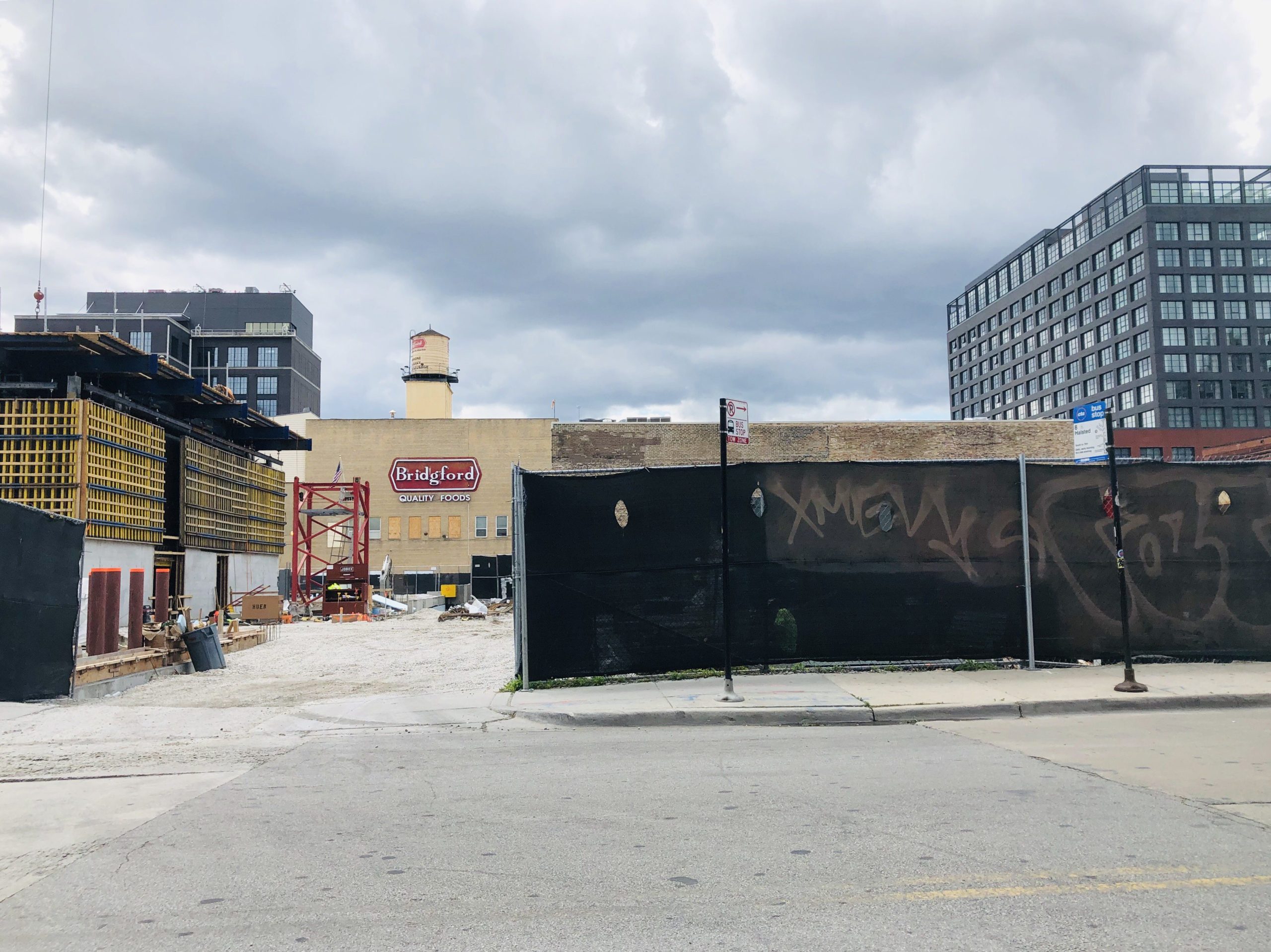 Construction site of 170 N Green