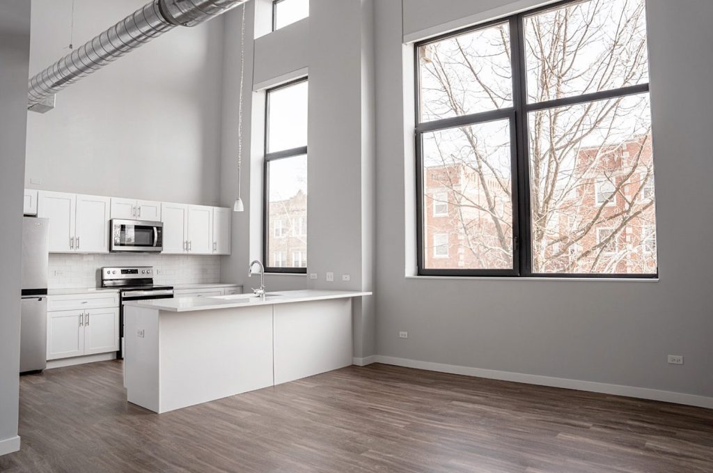 A look at the interior of the apartments in the old Sears building in Chicago's Ravenswood neighborhood