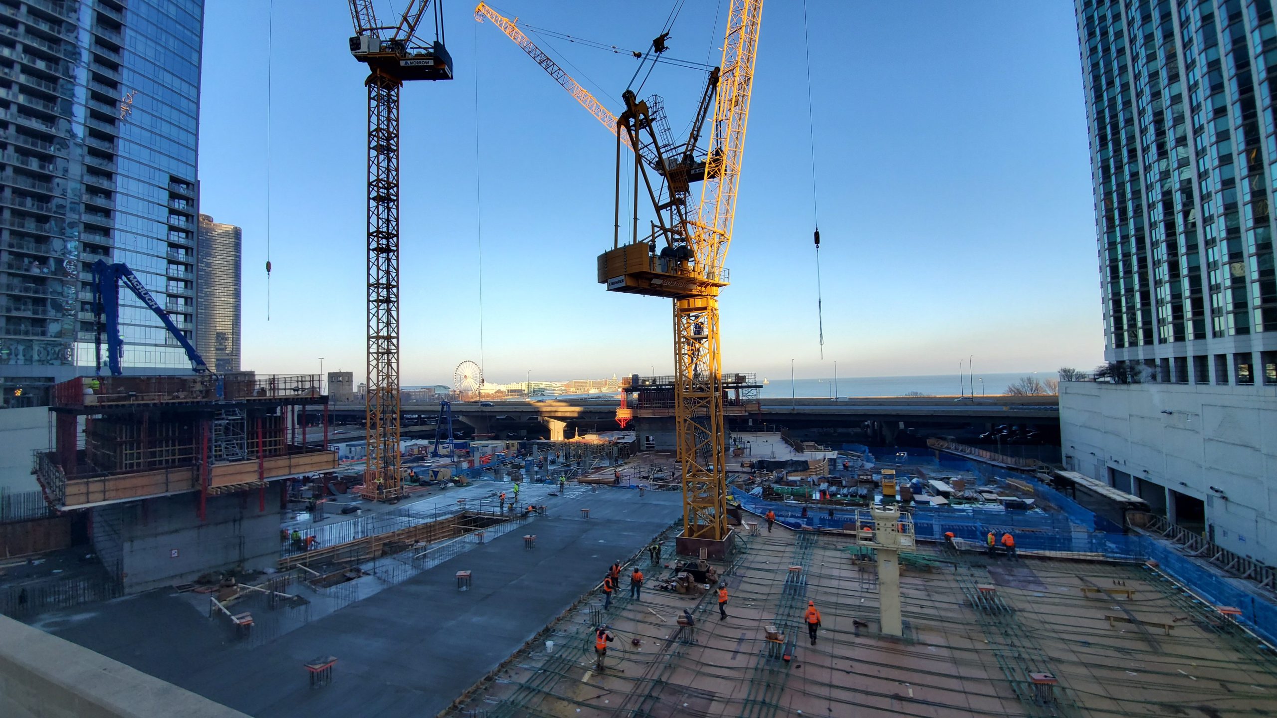 Cascade Apartment construction in-progress at 455 E. Waterside