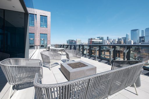 Union West apartment's rooftop view