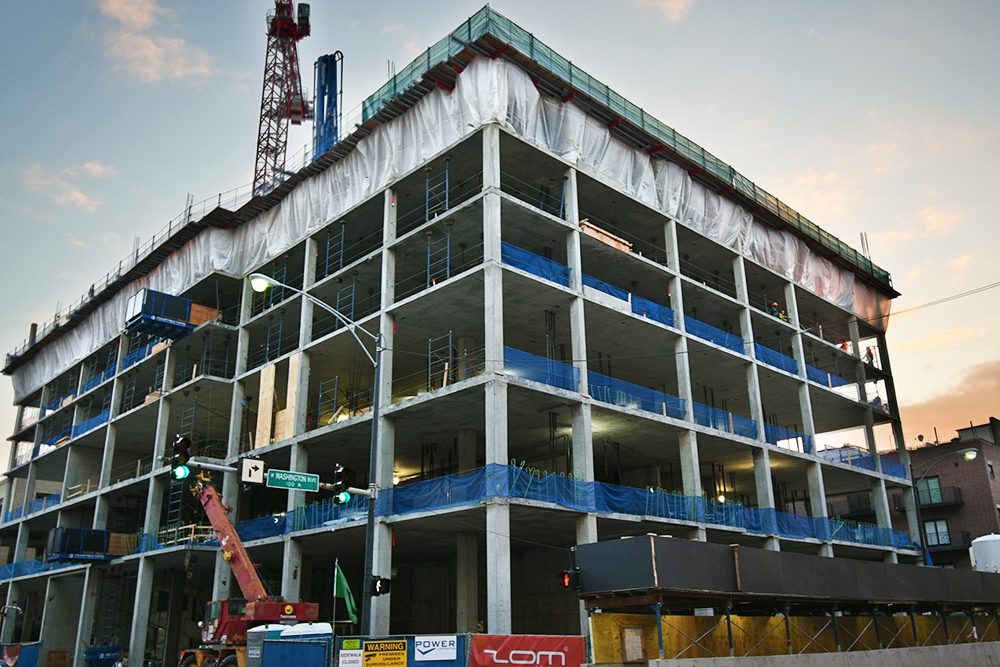 Construction site of Union West