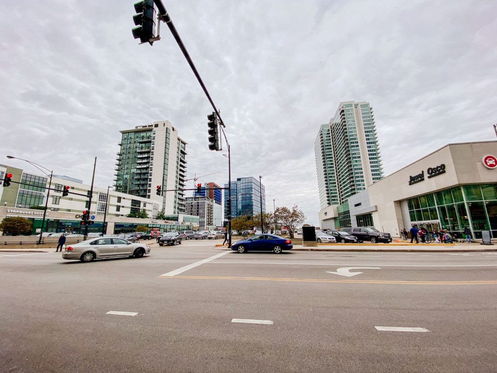 The corner of Des Plaines and Kinzie in Chicago's Fulton River District