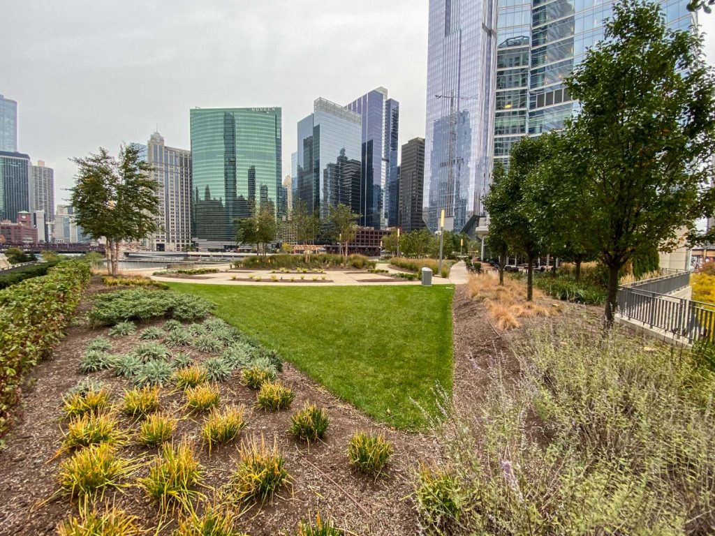 River Point Park in Chicago's Fulton River District