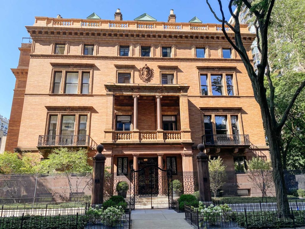 The historic Patterson-McCormick mansion, located in Chicago's Gold Coast neighborhood