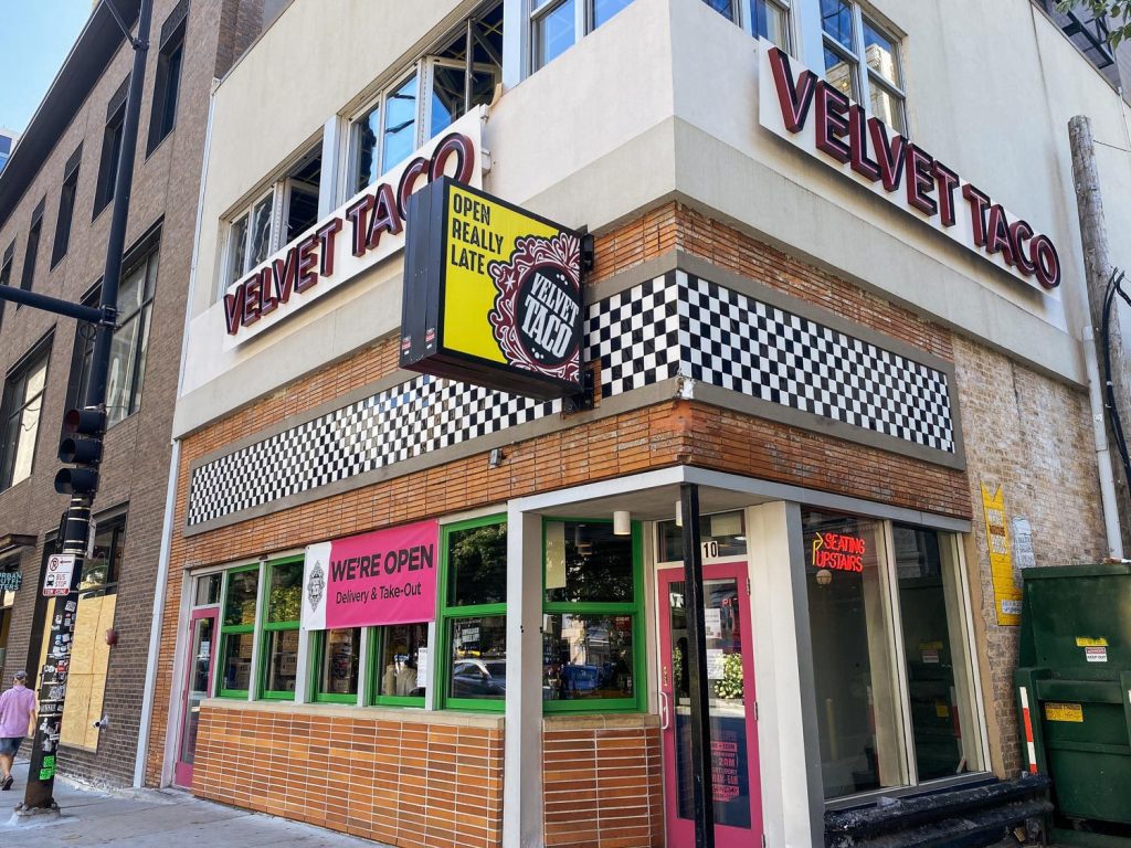 Velvet Taco in Chicago's Gold Coast neighborhood