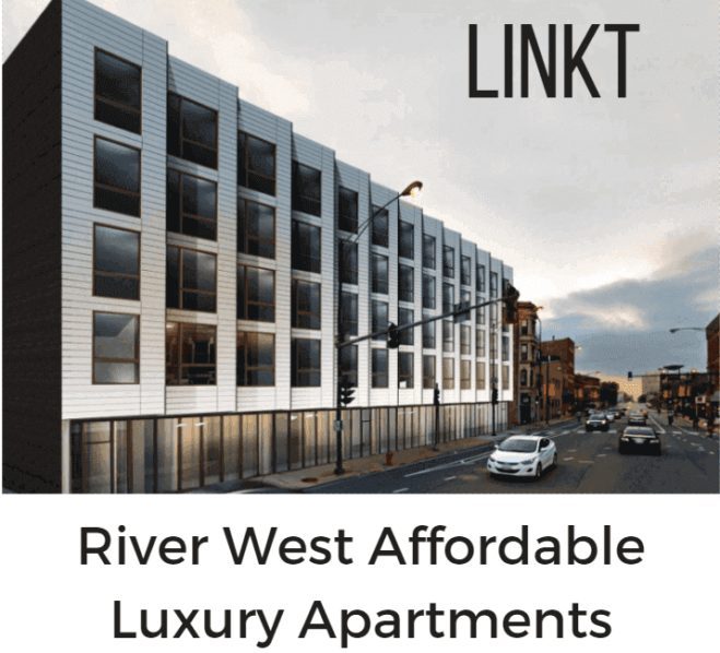 Street View Exterior Shot of Linkt Apartments in River West