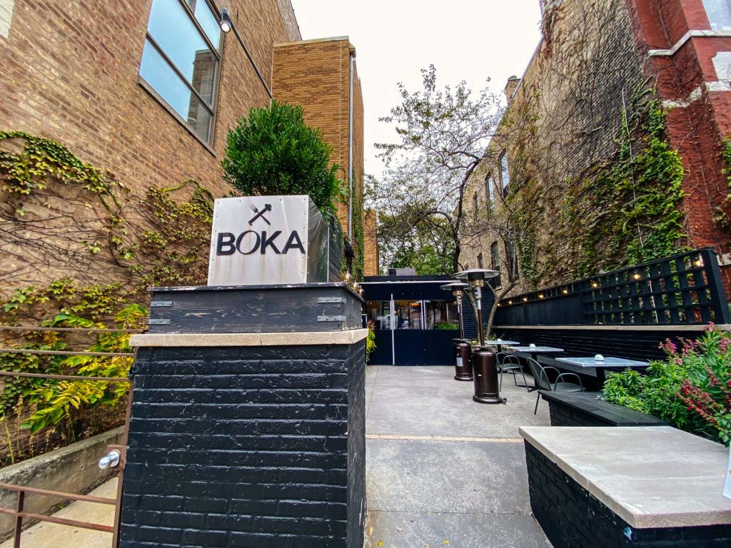 Boka restaurant in Chicago's Lincoln Park neighborhood