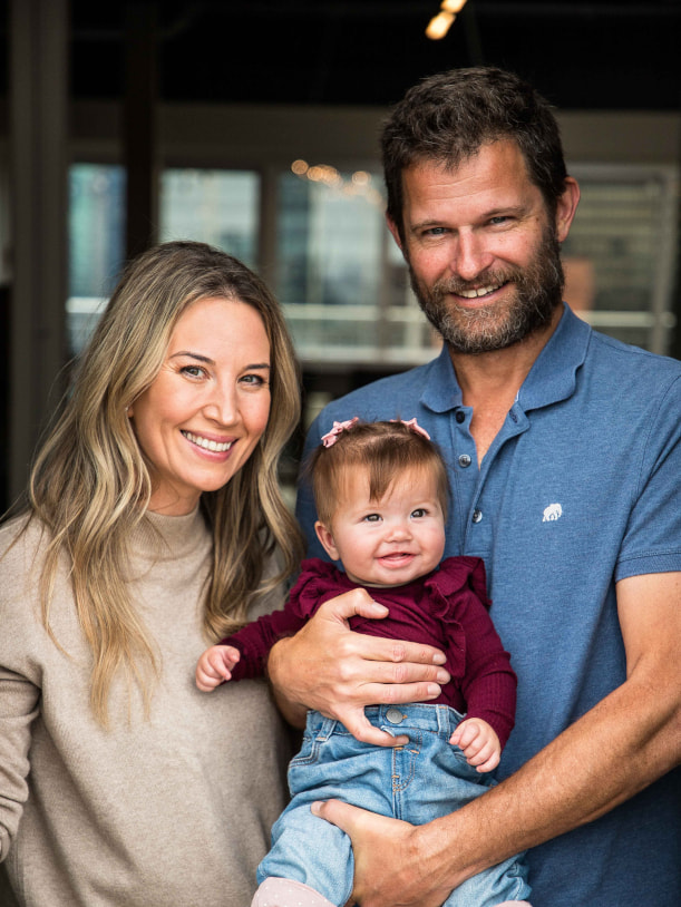 Dorothy, Brett, and baby Alex Moody