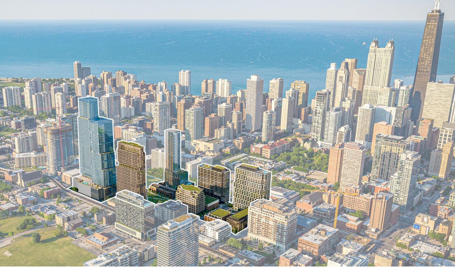 The North Union megadevelopement plans in Old Town Chicago