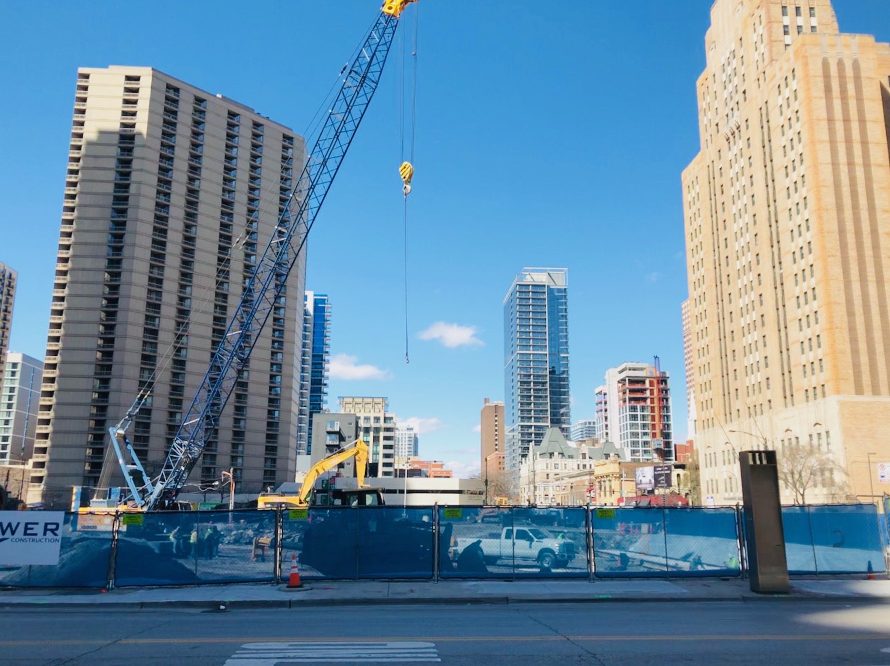 Construction Site of One Chicago Square