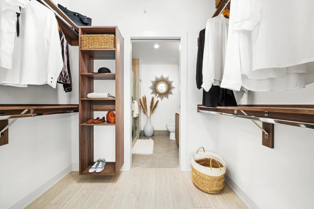 Huge closet space.