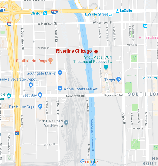 Map of Riverline Chicago