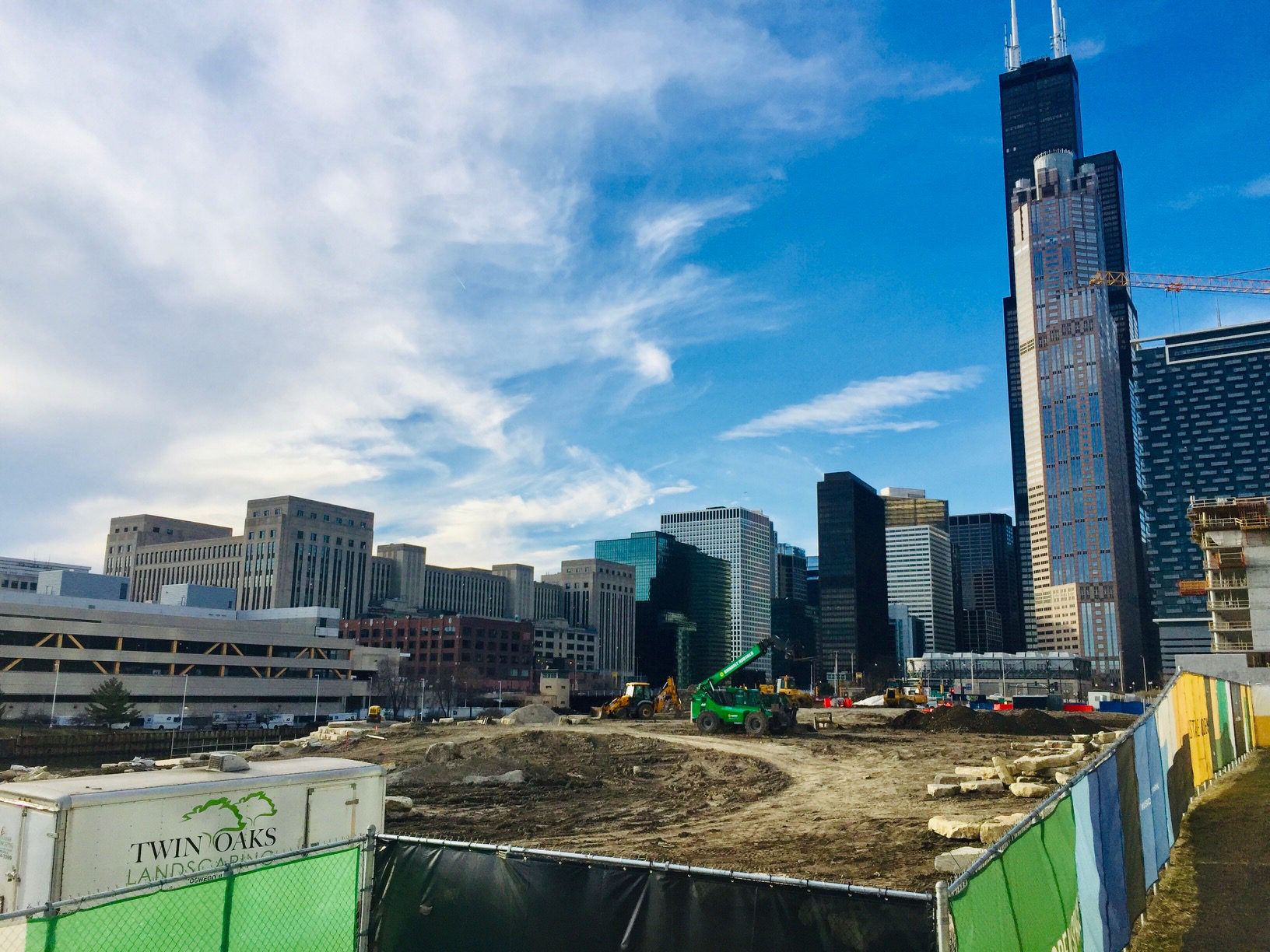 Photo of construction site at Riverline Chicago