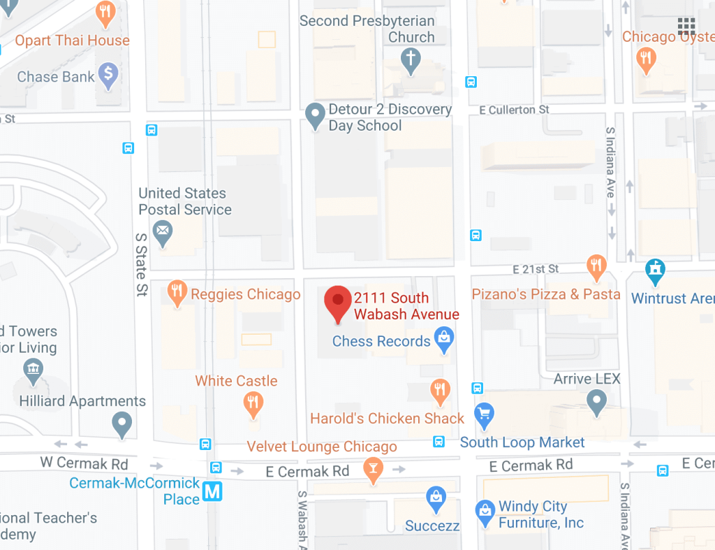 2111 S Wabash Avenue neighborhood map