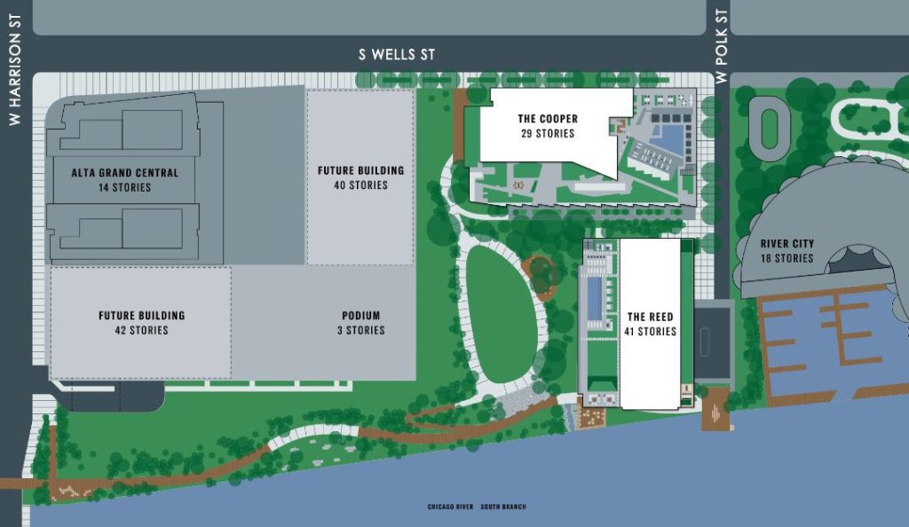 The plans for the South Loop Southbank development