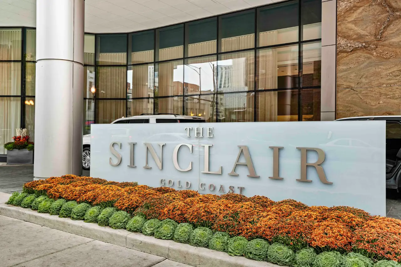 The Sinclair Chicago entrance